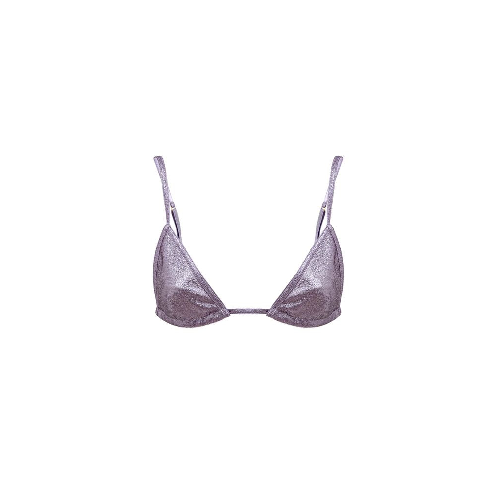 Purple Polyamide Bra - ventzia