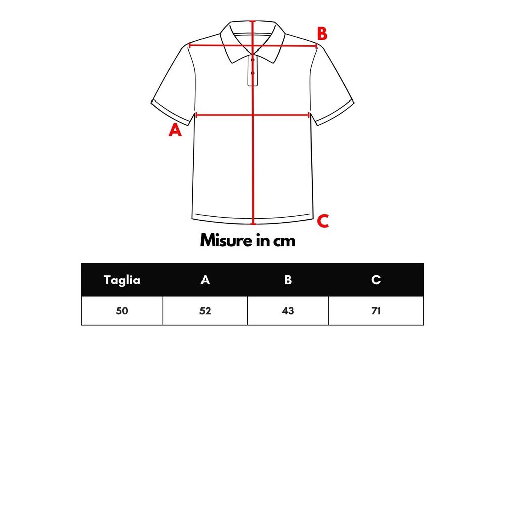 Blue Cotton Polo Shirt - ventzia