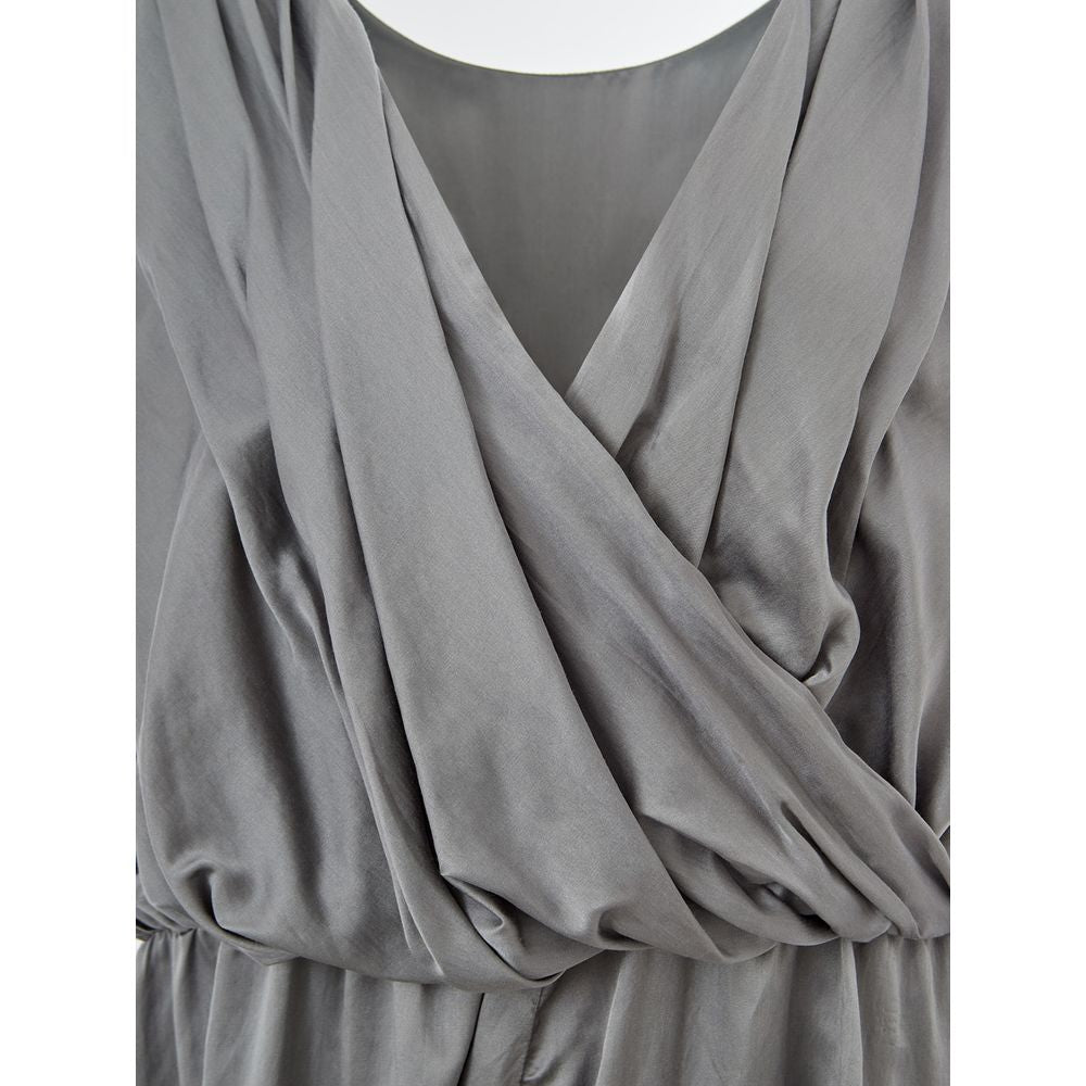 Gray Silk Long - ventzia