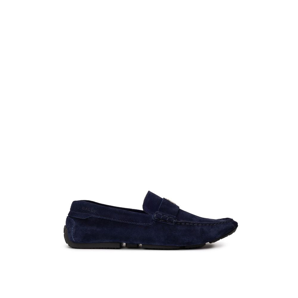 Blue Leather Moccassin - ventzia