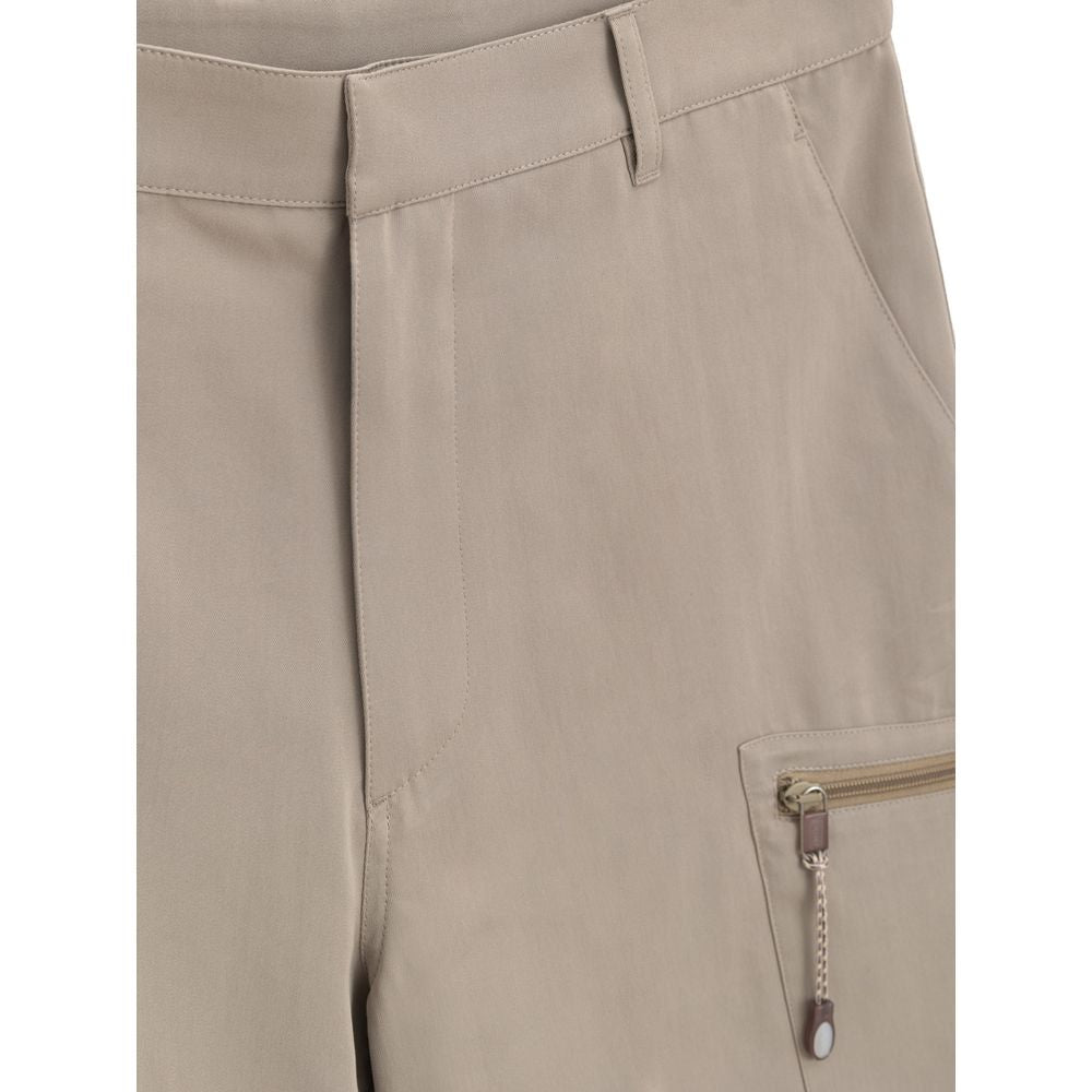 Beige Cotton Cargo - ventzia