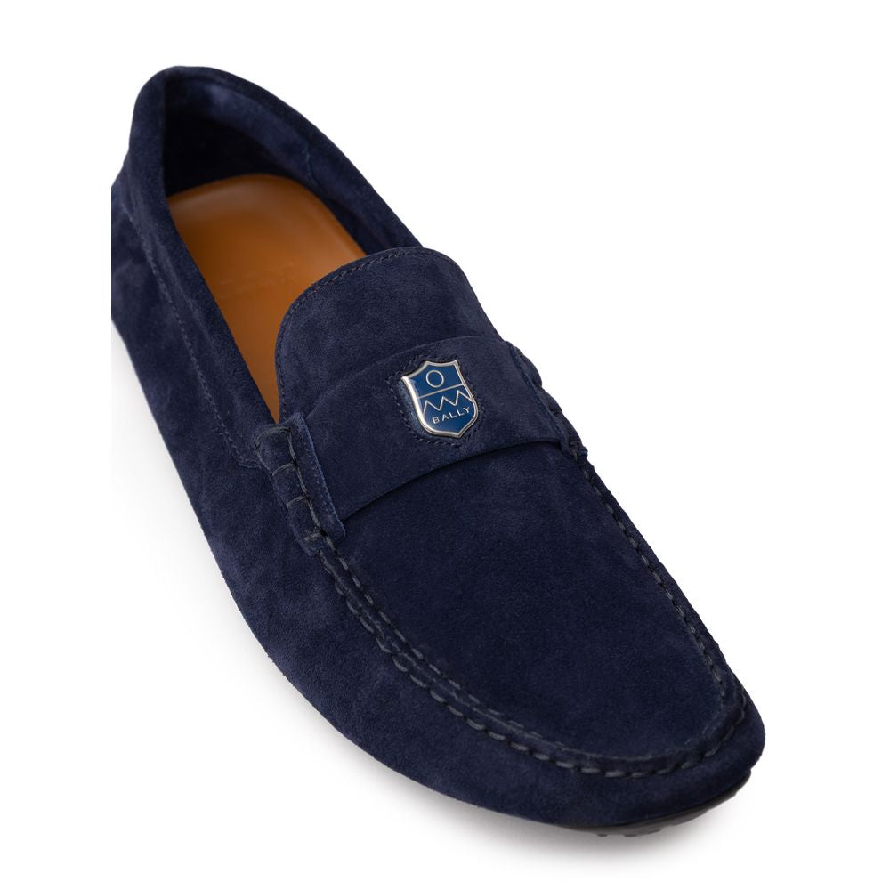 Blue Leather Moccassin - ventzia