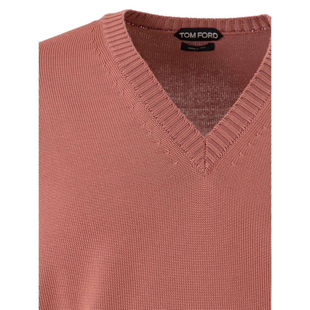 Pink Silk Sweater - ventzia