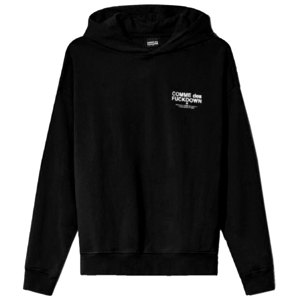 Black Cotton Sweater - ventzia