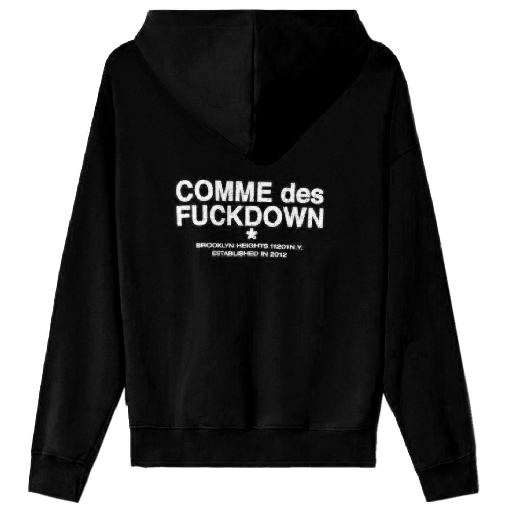 Black Cotton Sweater - ventzia
