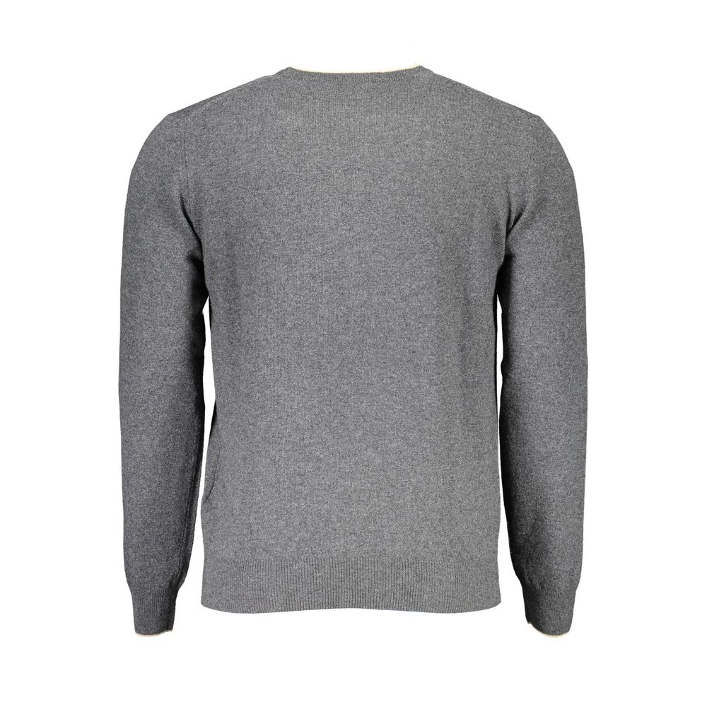 Gray Wool Sweater - ventzia