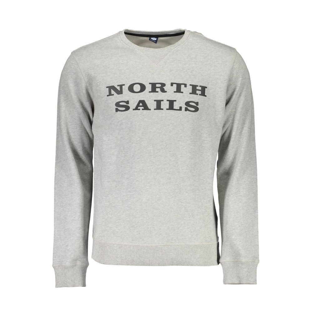 Gray Cotton Sweater - ventzia