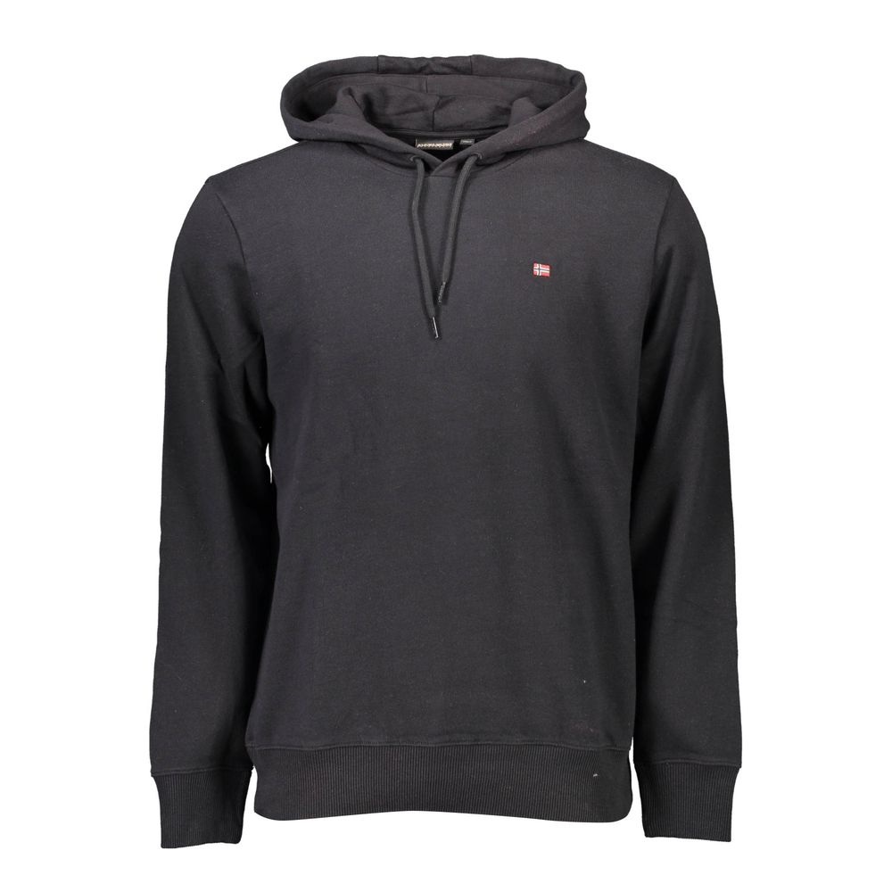 Black Cotton Sweater - ventzia