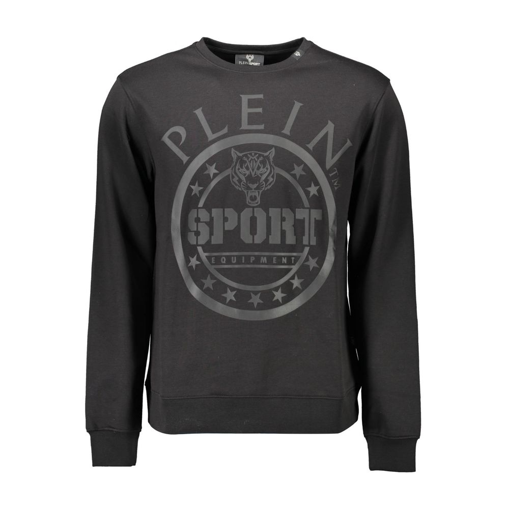 Black Cotton Sweater - ventzia