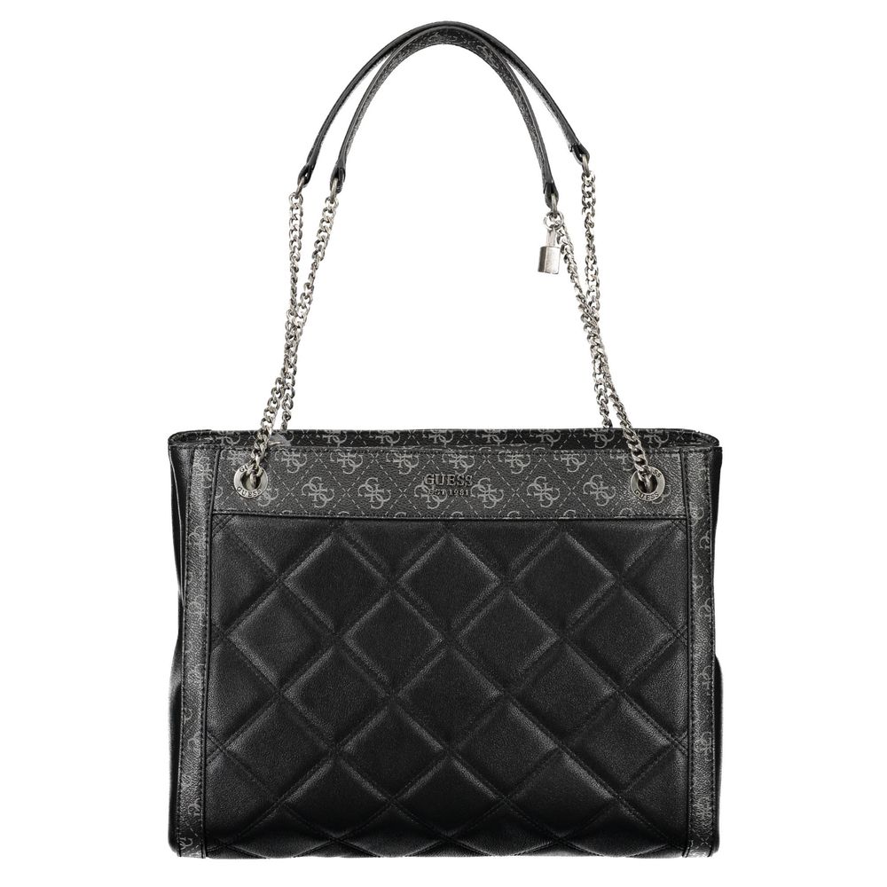 Black Polyethylene Handbag - ventzia
