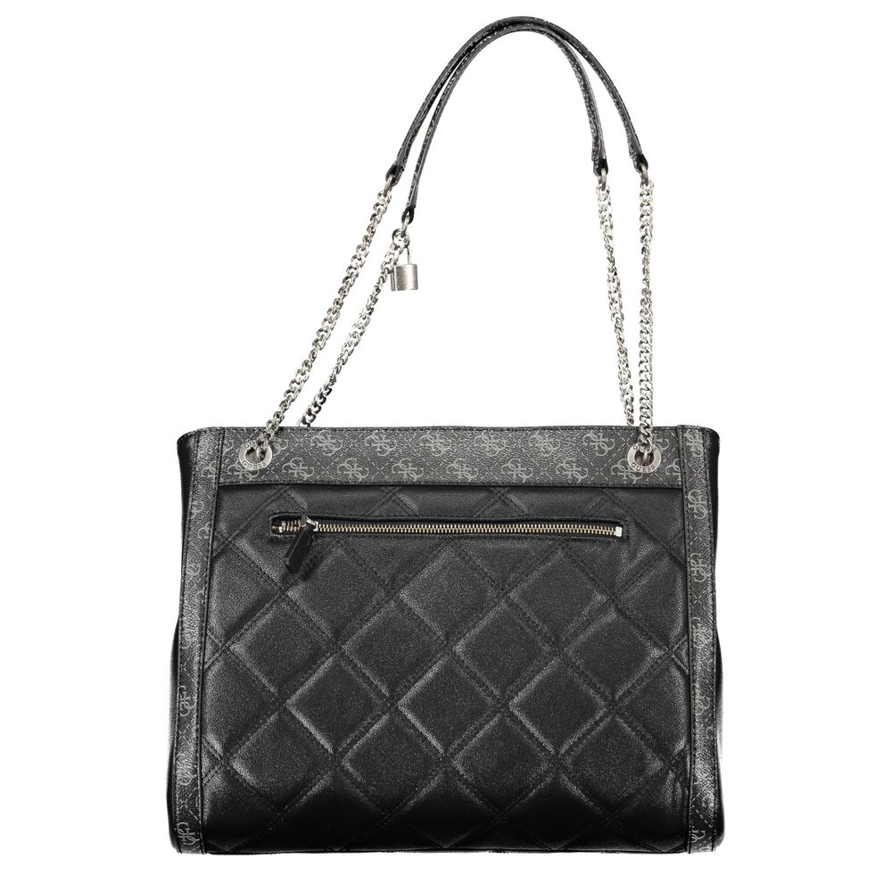 Black Polyethylene Handbag - ventzia