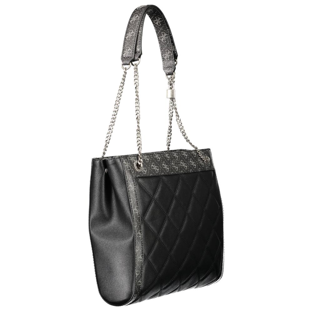 Black Polyethylene Handbag - ventzia