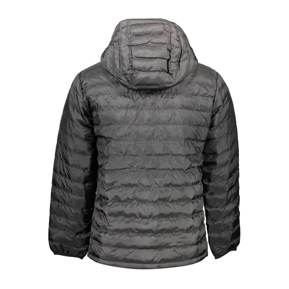 Black Polyester Jacket - ventzia