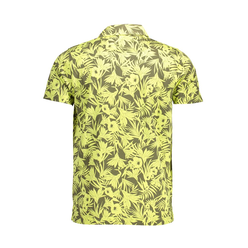 Yellow Cotton Polo Shirt - ventzia