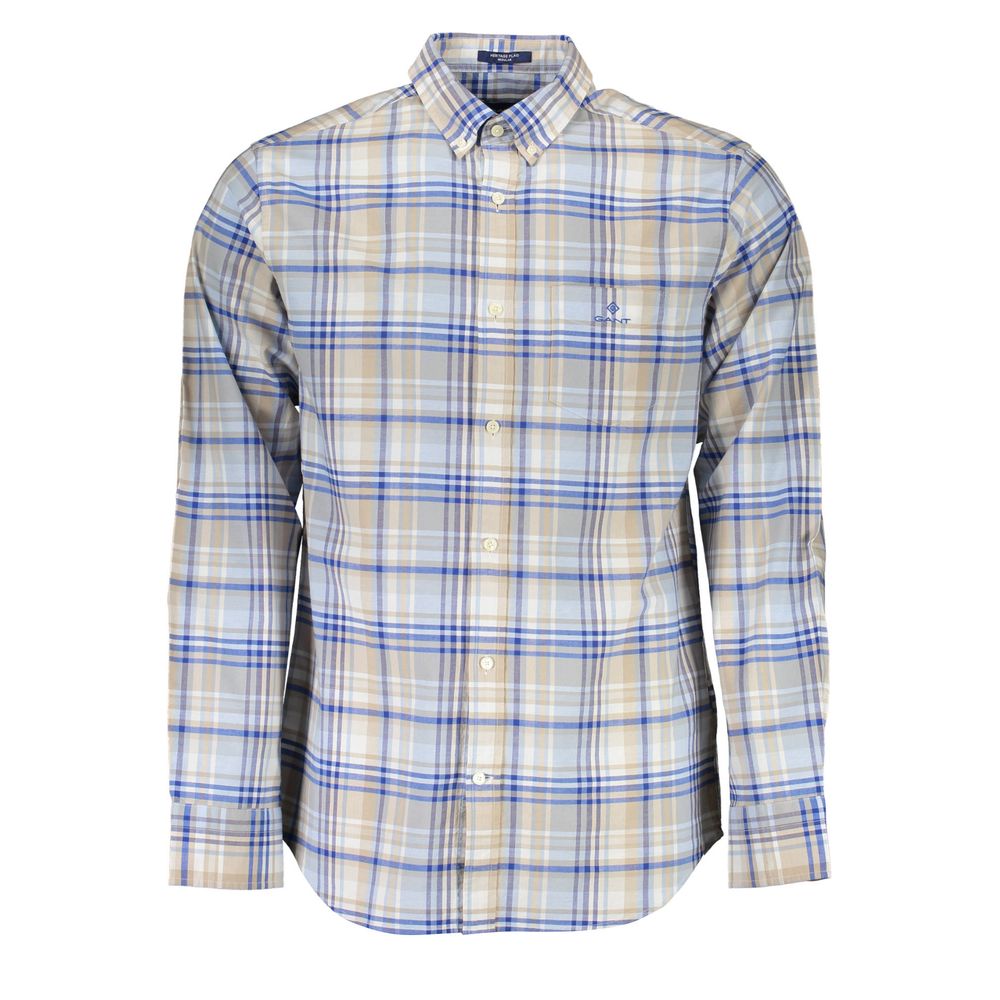 Blue Cotton Shirt - ventzia
