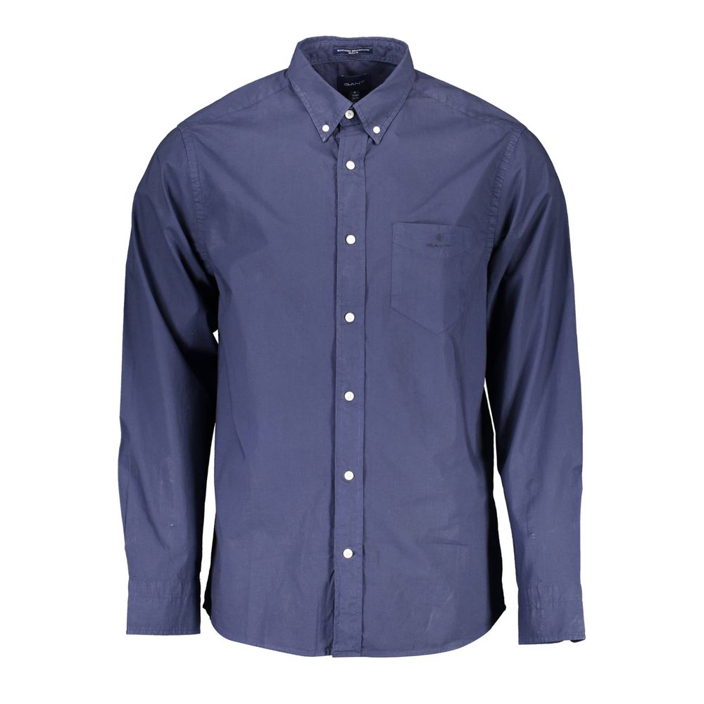 Blue Cotton Shirt - ventzia