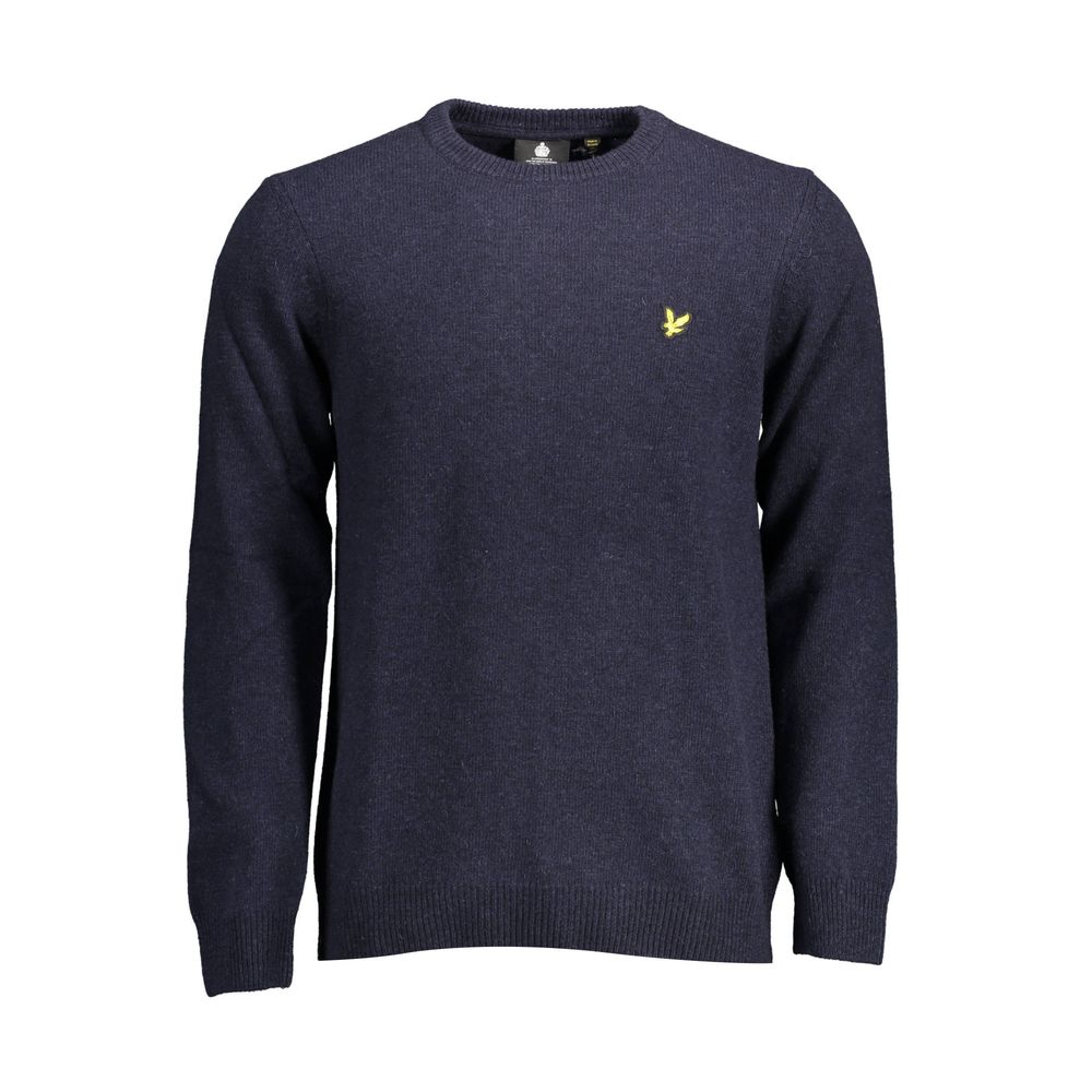 Blue Wool Sweater - ventzia
