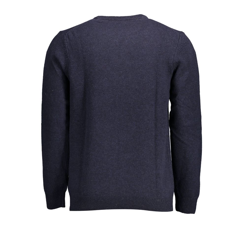 Blue Wool Sweater - ventzia