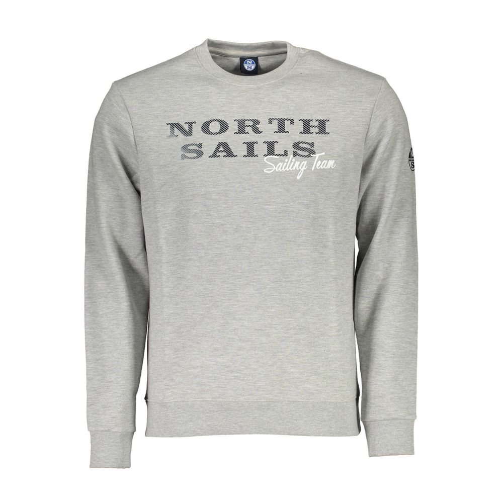 Gray Cotton Sweater - ventzia