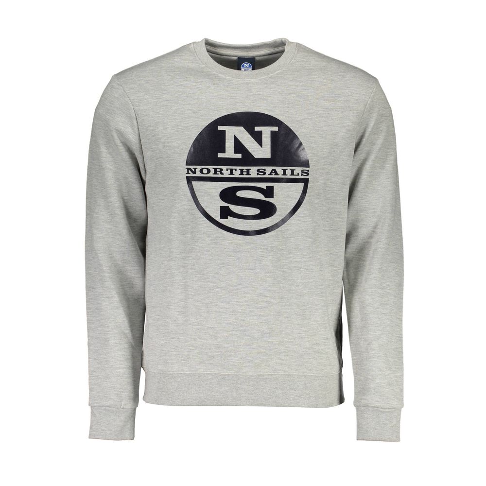 Gray Cotton Sweater - ventzia