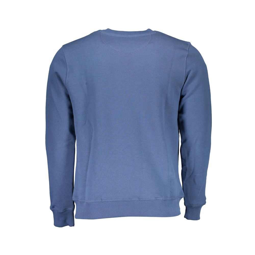 Blue Cotton Sweater - ventzia