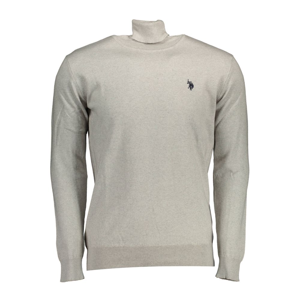 Gray Cotton Sweater - ventzia