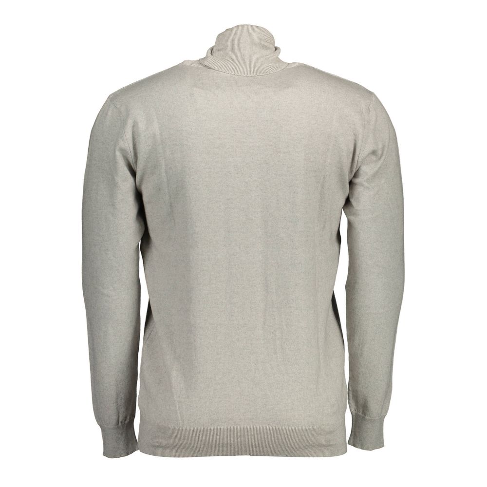 Gray Cotton Sweater - ventzia