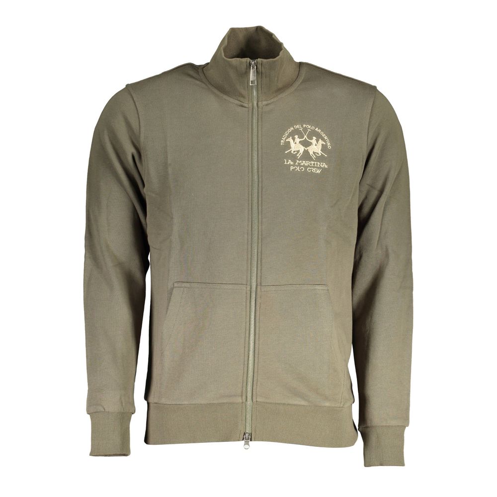 Green Cotton Sweater - ventzia