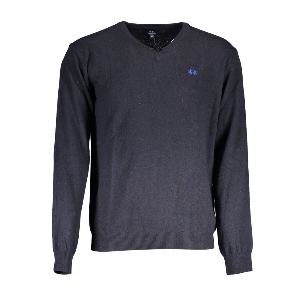 Blue Wool Sweater - ventzia