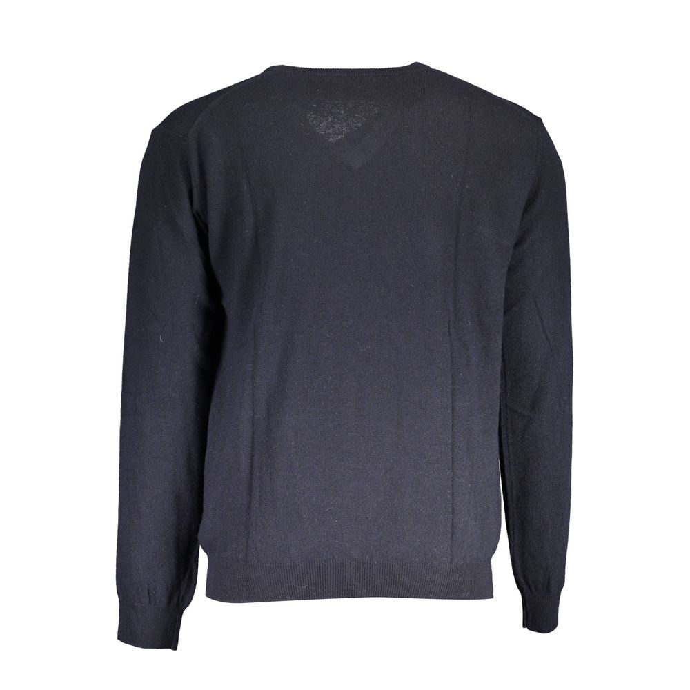 Blue Wool Sweater - ventzia