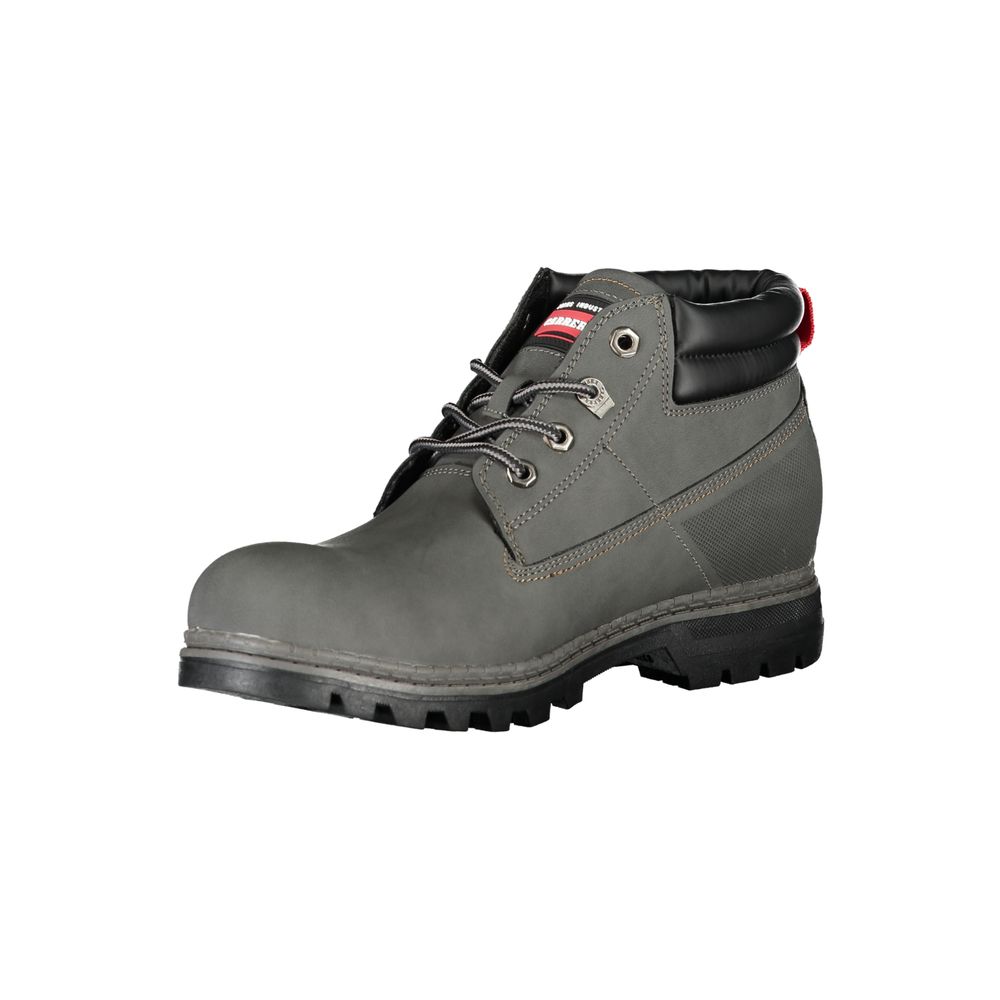 Gray Polyester Boot - ventzia