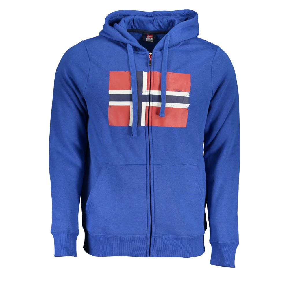 Blue Cotton Sweater - ventzia