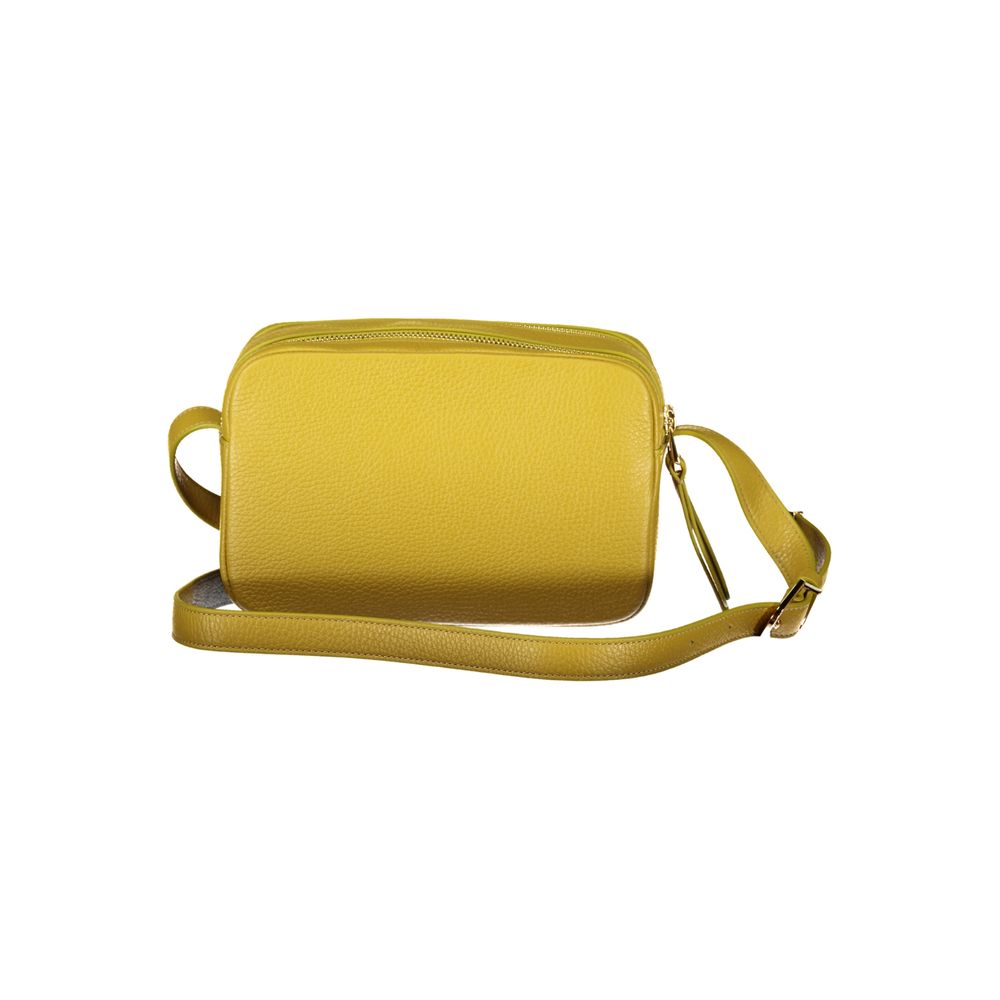 Green Leather Handbag - ventzia