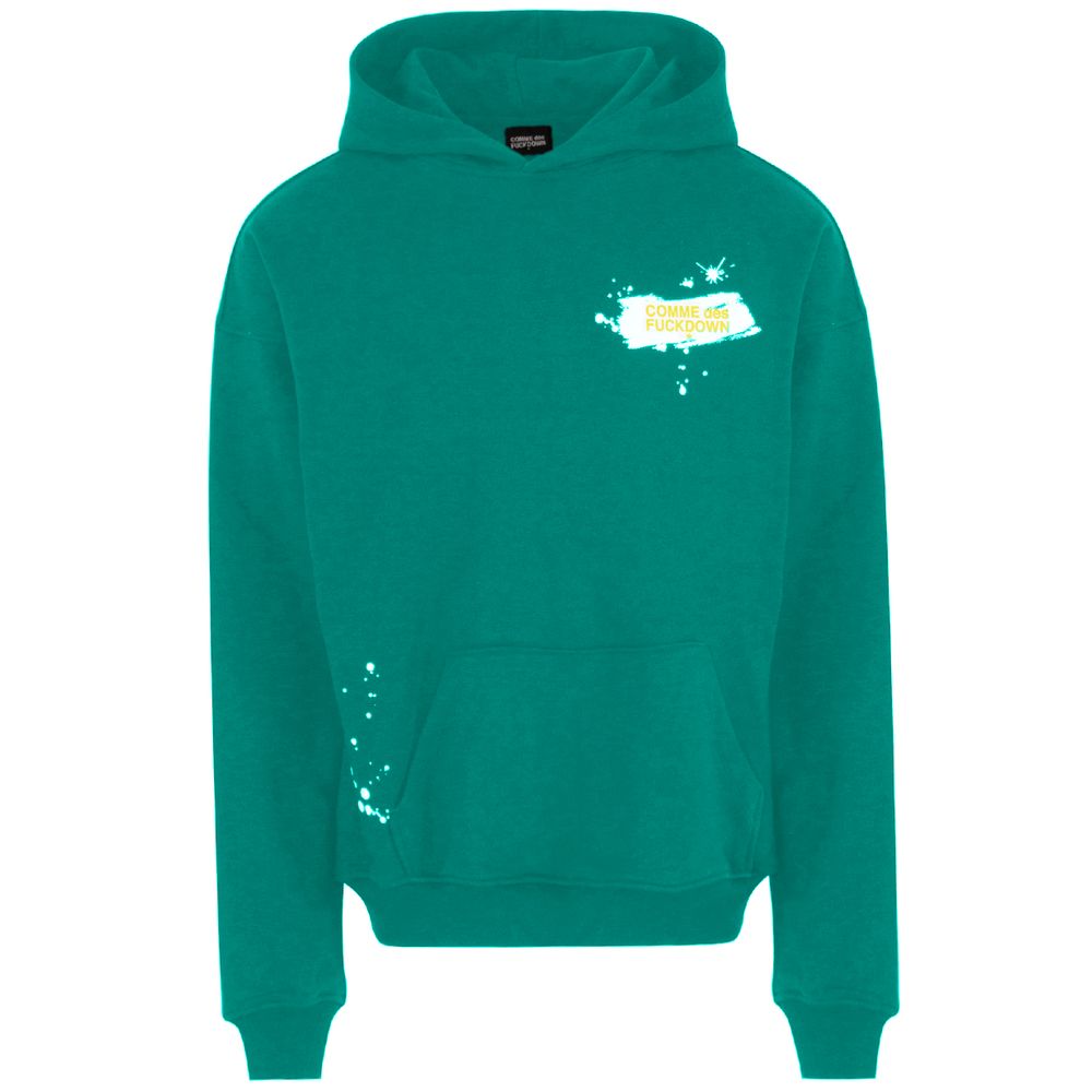 Green Cotton Sweater - ventzia