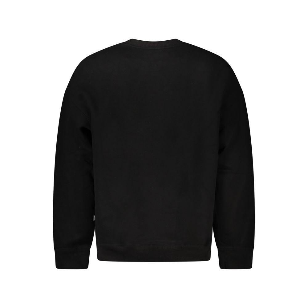 Black Cotton Sweatshirt