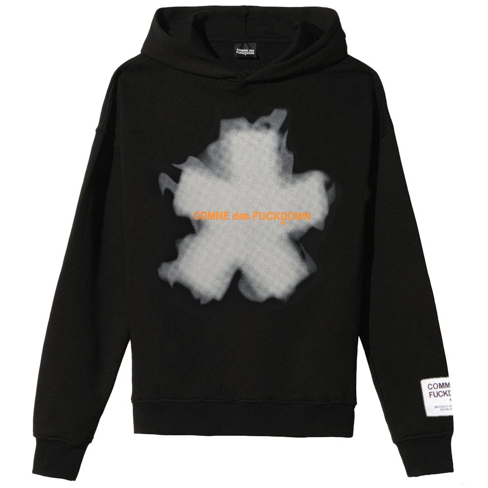 Black Cotton Men Hoodie - ventzia