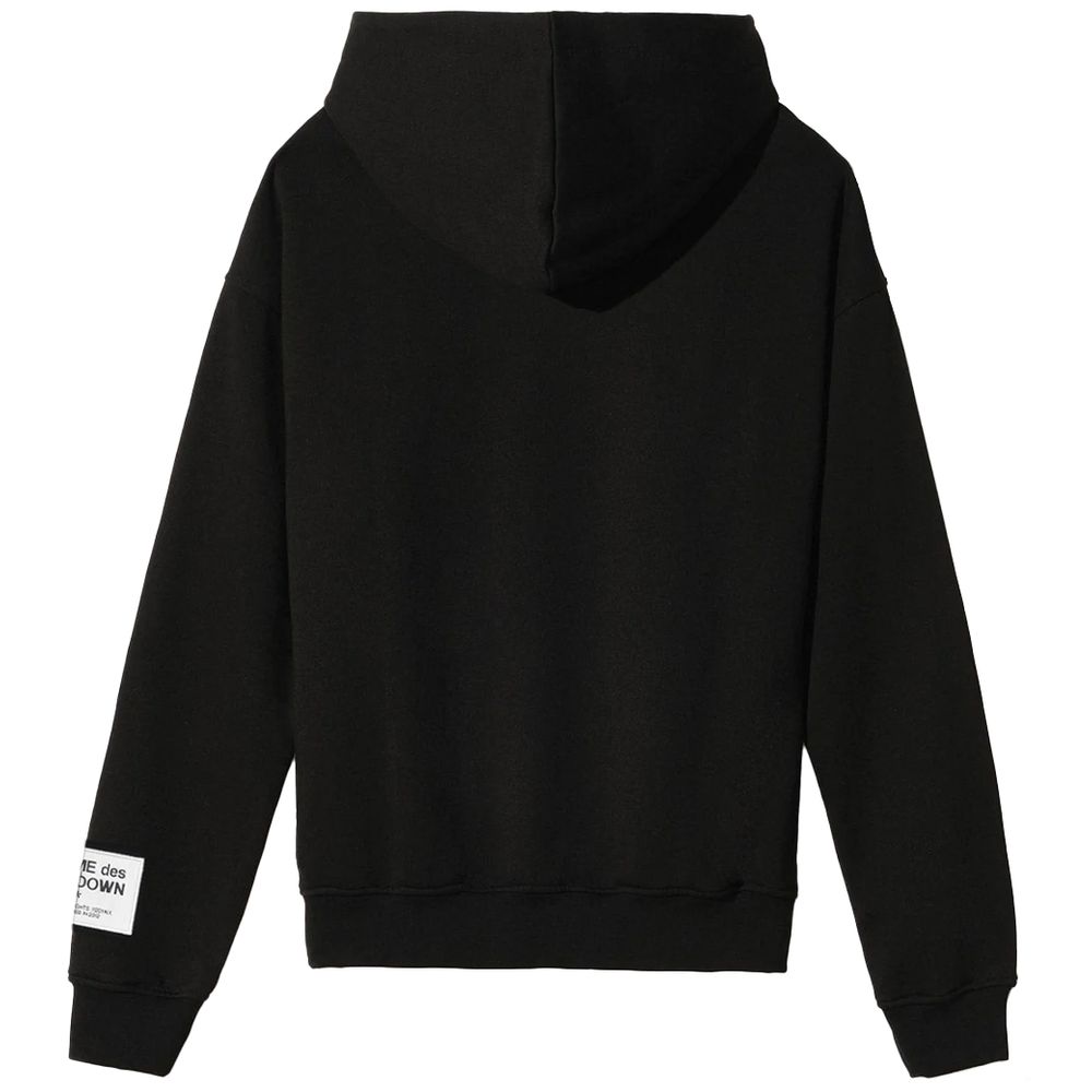 Black Cotton Men Hoodie - ventzia
