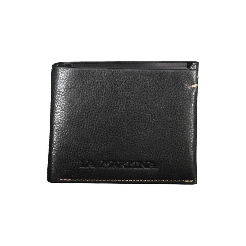 Black Leather Wallet - ventzia