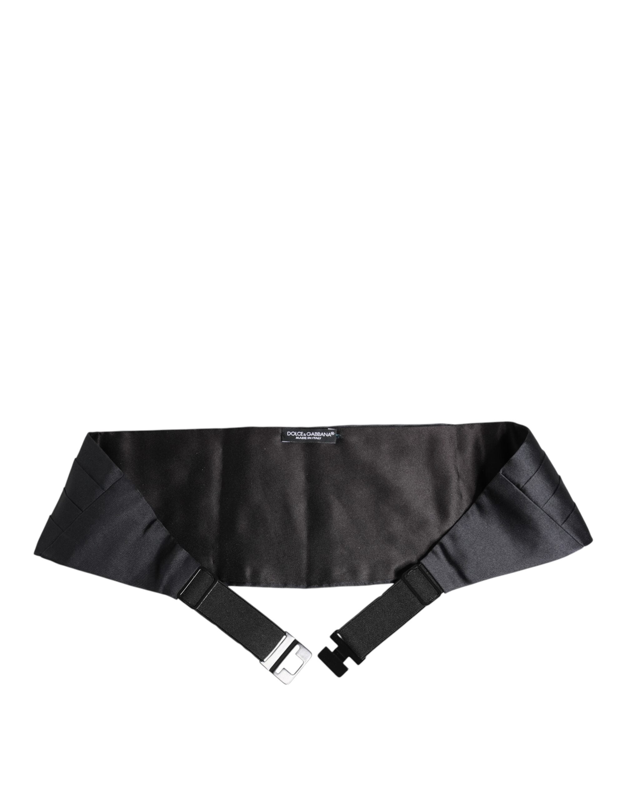Dark Blue 100% Silk Belt Waist Cummerbund - ventzia