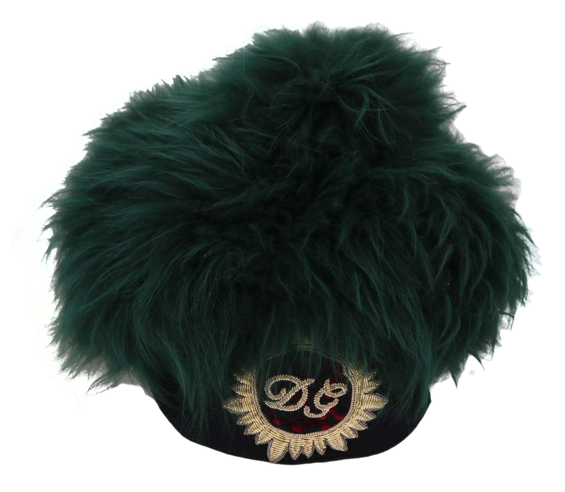 Elegant Emerald Cashmere Cloche Cap - ventzia