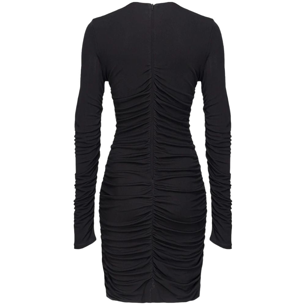 Black Nylon Dress - ventzia