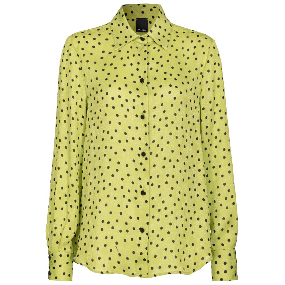 Green Polyester Shirt - ventzia