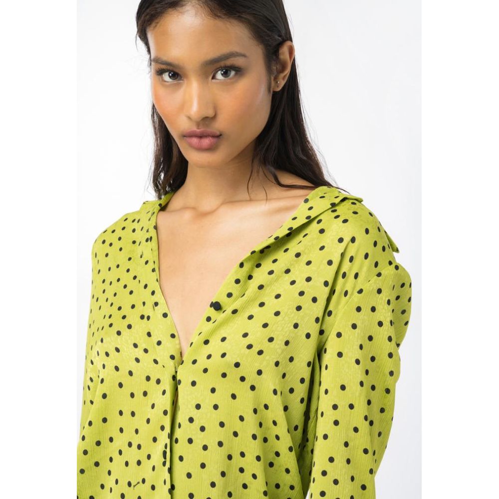Green Polyester Shirt - ventzia