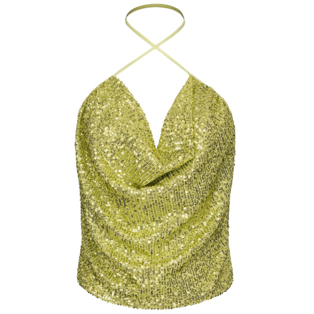 Green Polyester Tops & T-Shirt - ventzia