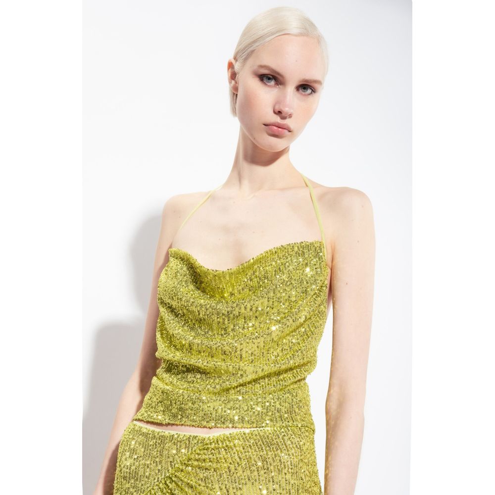 Green Polyester Tops & T-Shirt - ventzia