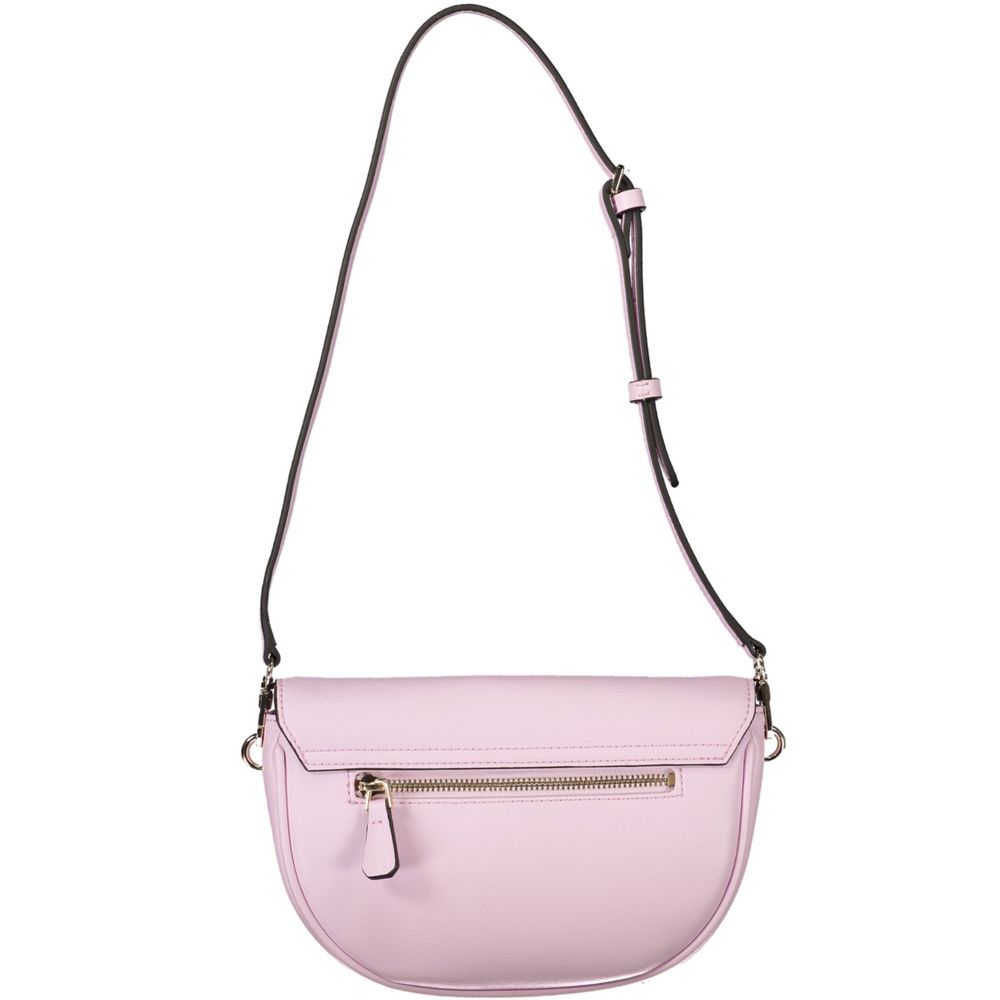 Pink Polyethylene Handbag
