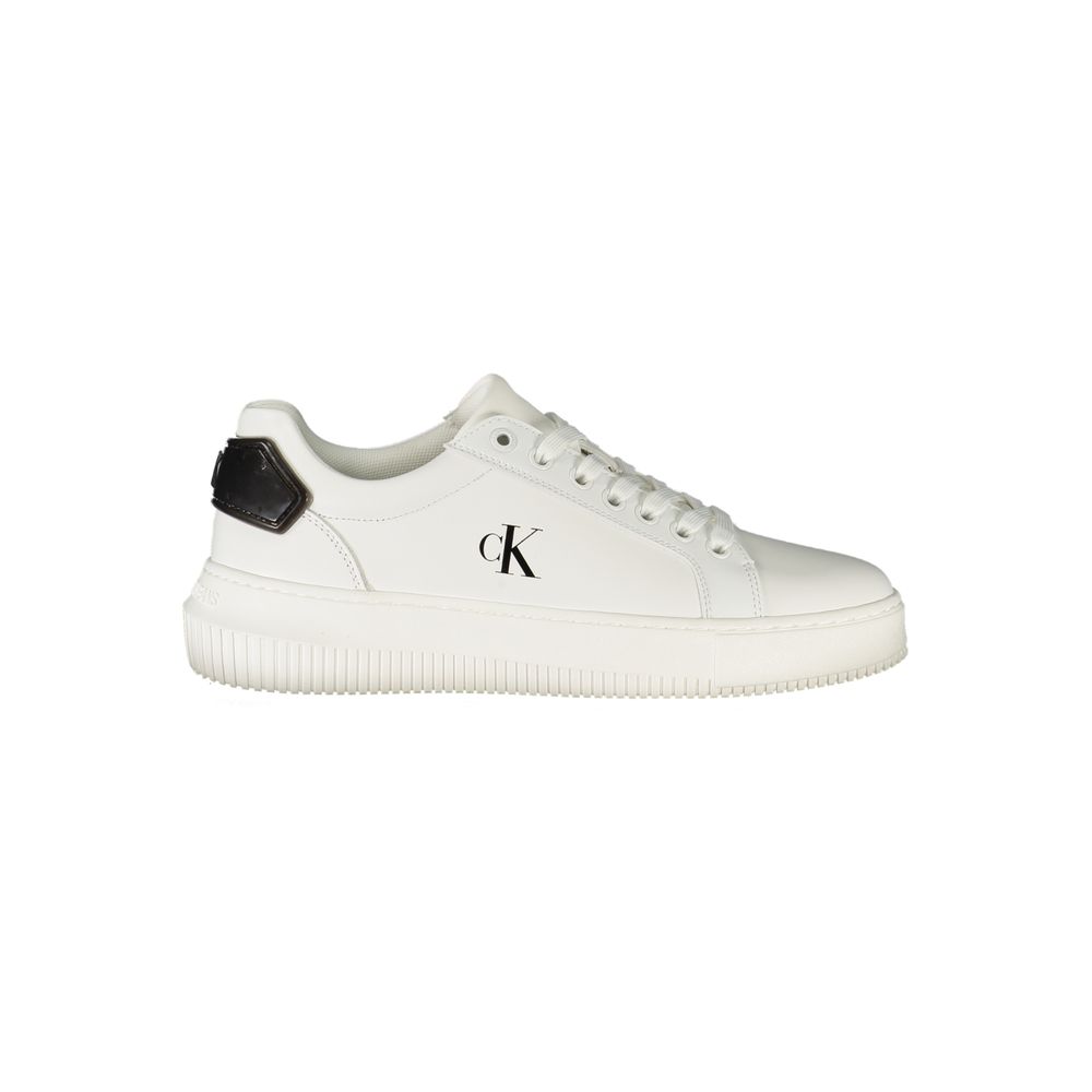 Bianco Polyurethane Women Sneaker - ventzia