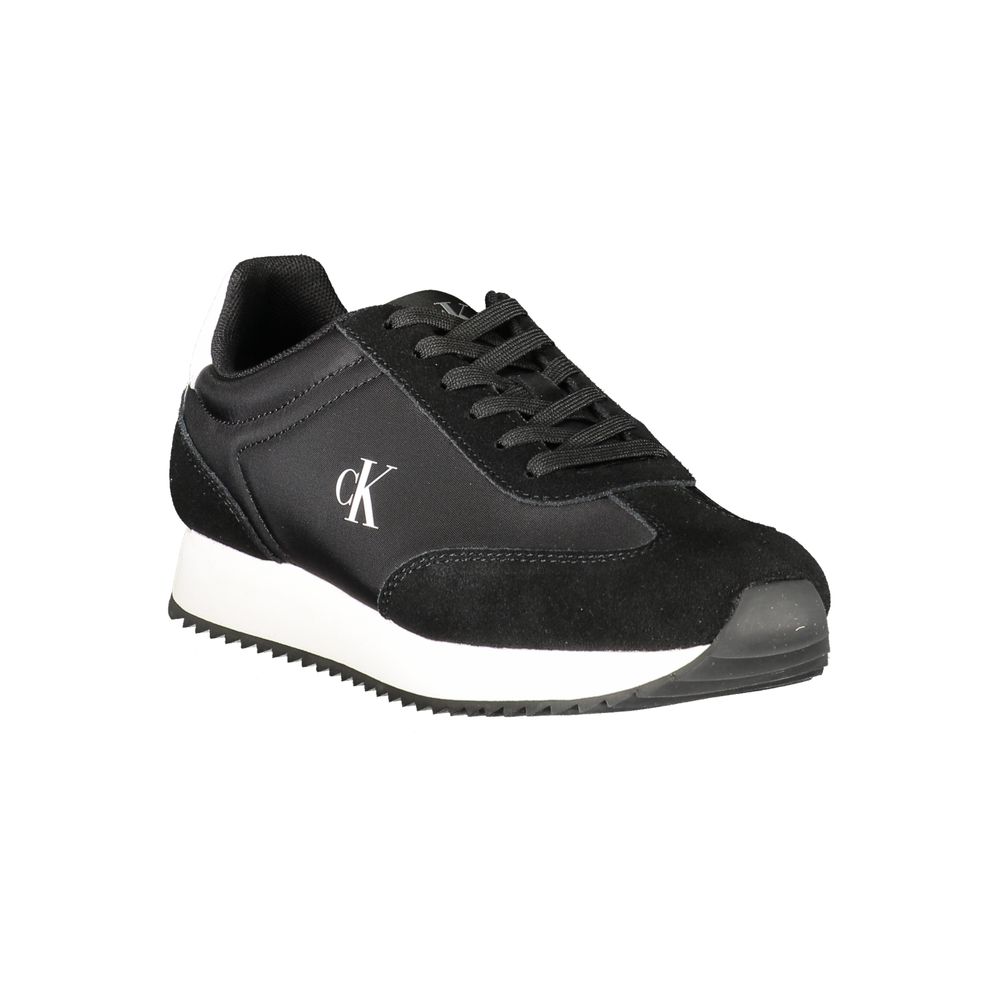 Nero Leather Women Sneaker - ventzia