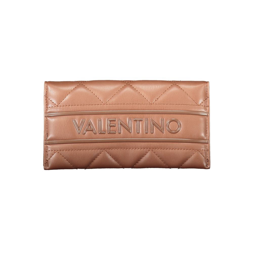 Brown Polyethylene Women Wallet - ventzia