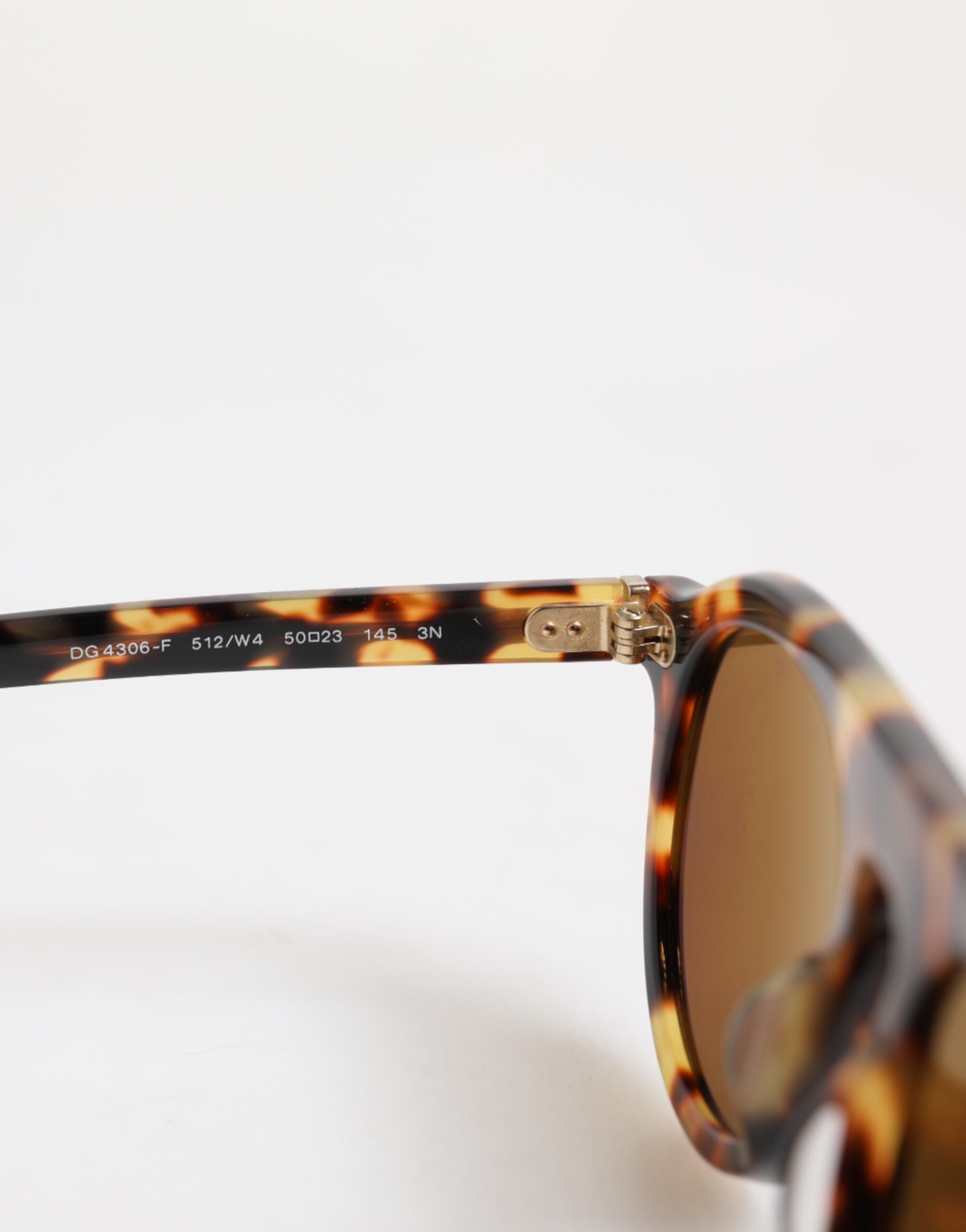 Brown Acetate Round Leopard Print Eyewear Sunglasses - ventzia
